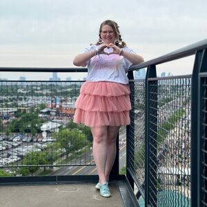 Tiered Tulle Skort